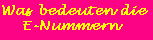 Hier gehts zu den E-Nummern